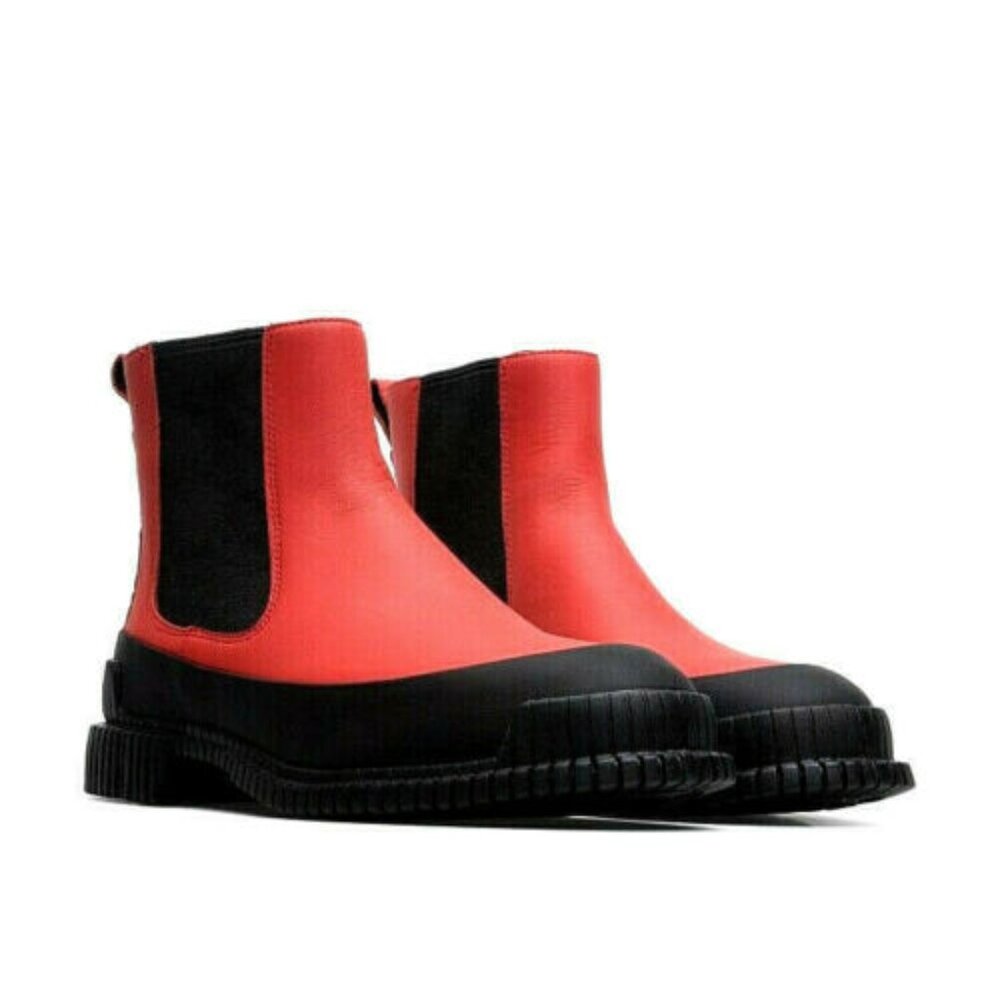 NEW "CAMPER" red  leather booties ** EU 41 , US 11